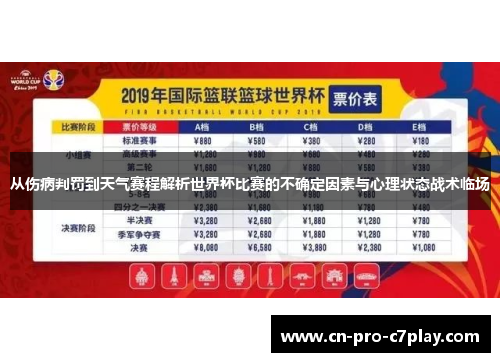 从伤病判罚到天气赛程解析世界杯比赛的不确定因素与心理状态战术临场